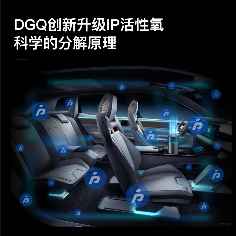 dgq电器旗舰店dgq车载空气净化器汽车用新车内除甲醛消除异味杀菌器负离子臭氧0