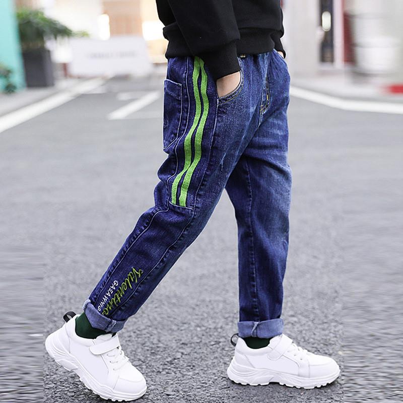 New Kids Boys Denim Clothes Pants Children Wears Clothing Lo - 图0