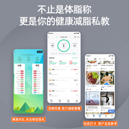 华为APP体脂秤智能体重称家用蓝牙测人体专业精准充电电子秤适用苹果小米手机减肥健身男女专用体质秤健康-图3