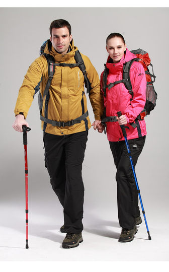 Hiking retractable travel outdoor trekking pole walking pole