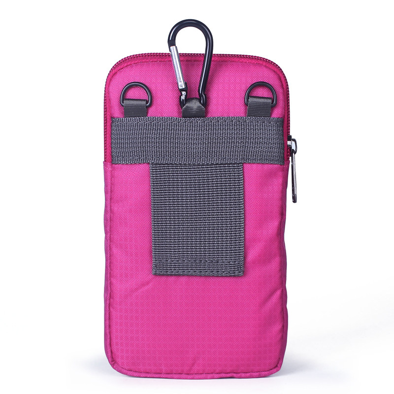 Men and women wear belt bag 6-inch mobile phone bag