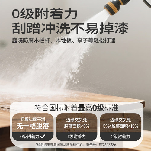 嘉宝莉水性木蜡油纯天然透明清漆木器漆户外专用防腐家具实木腊油 - 图1