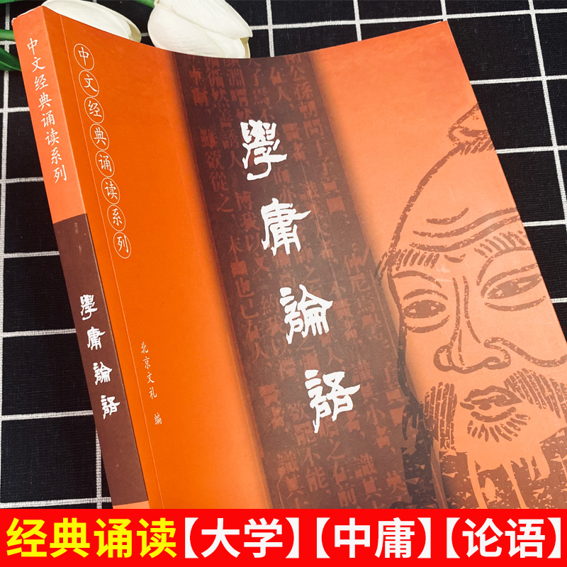 正版学庸论语 2023新版 简体大字注音版 含大学中庸论语全集完整版中文国学经典诵读 线装书局儿童中小学生论语全文带拼音读经教育 - 图0