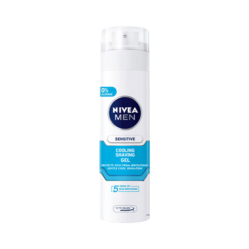 妮维雅男士舒安冰酷啫喱泡沫剃须膏 伟嘉米米化妆品男士剃须膏