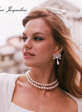 【张婧仪同款】NanaJacqueline双层彷珍珠项炼女轻奢优雅锁骨炼