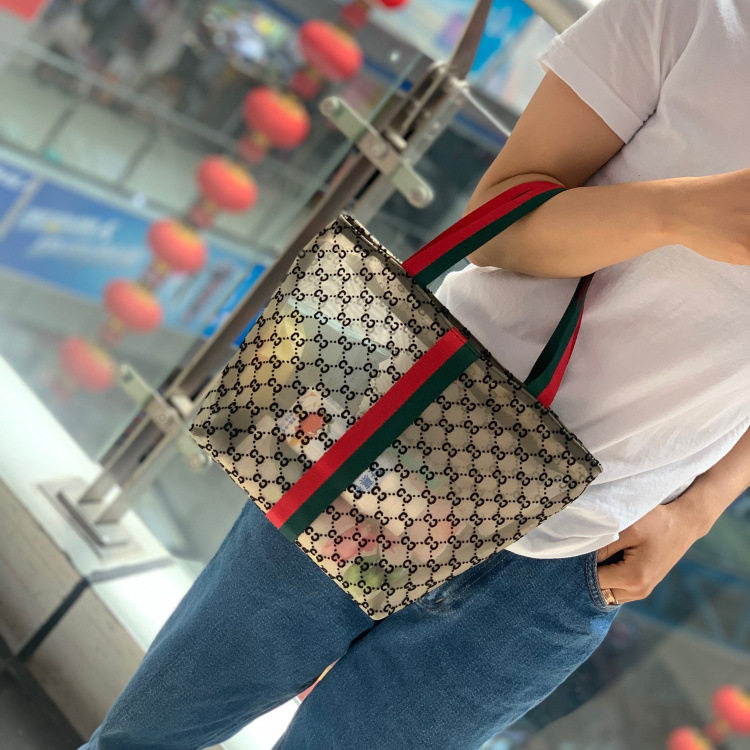 Mesh toiletry bag, swimming bag, work bag