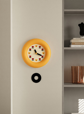 高级感钟表2025新款挂钟中古风