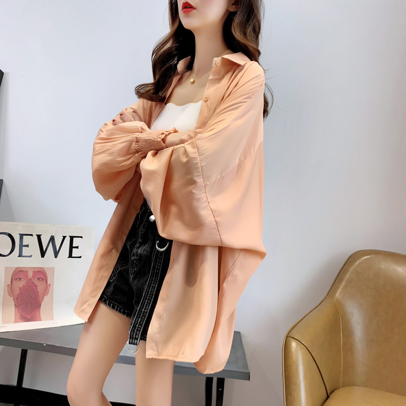 夏季很仙的防晒2020新款宽松衬衫 卡卡小镇衬衫