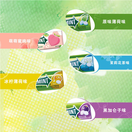 绿箭无糖薄荷糖35粒铁盒口香糖口气清新接吻清嘴含片清凉糖果零食 - 图0