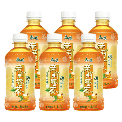 康师傅茉莉蜜茶330ml*12瓶冰红茶绿茶网红夏季饮料饮品整箱批发C - 图3