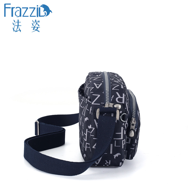 法姿斜挎包包女2022新品轻便帆布单肩小包花色百搭妈妈时尚休闲包