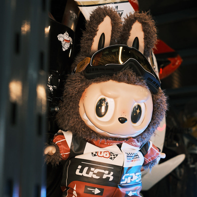 新品58首领zimomo赛车服搪胶公仔拉布布潮玩娃衣labubu原创衣服,淘宝优惠券,粉丝福利购,淘宝优惠卷