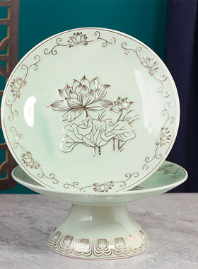 陶瓷供佛佛具大全家用室内套装