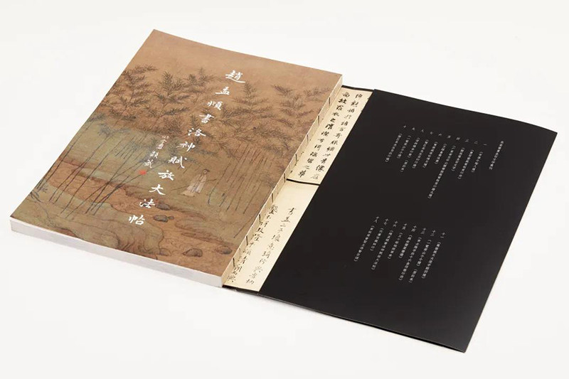 赵孟頫书洛神赋放大法帖 敦堂书画金石文字丛刊之十六 天津博物馆藏版高清印刷接近原作赵孟頫行书毛笔书法字帖临摹范本 西泠印社