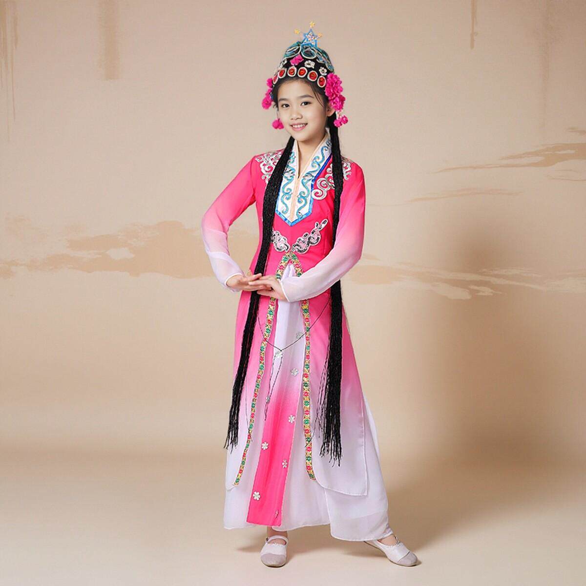 俏花旦忆青衣桃李杯梨花颂舞蹈服戏服越剧小花旦戏曲春闺梦表演服