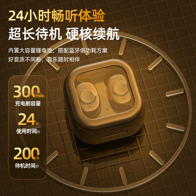 2025年新款蓝牙耳机真无线入耳式久戴不痛男士女生款适用苹果小米