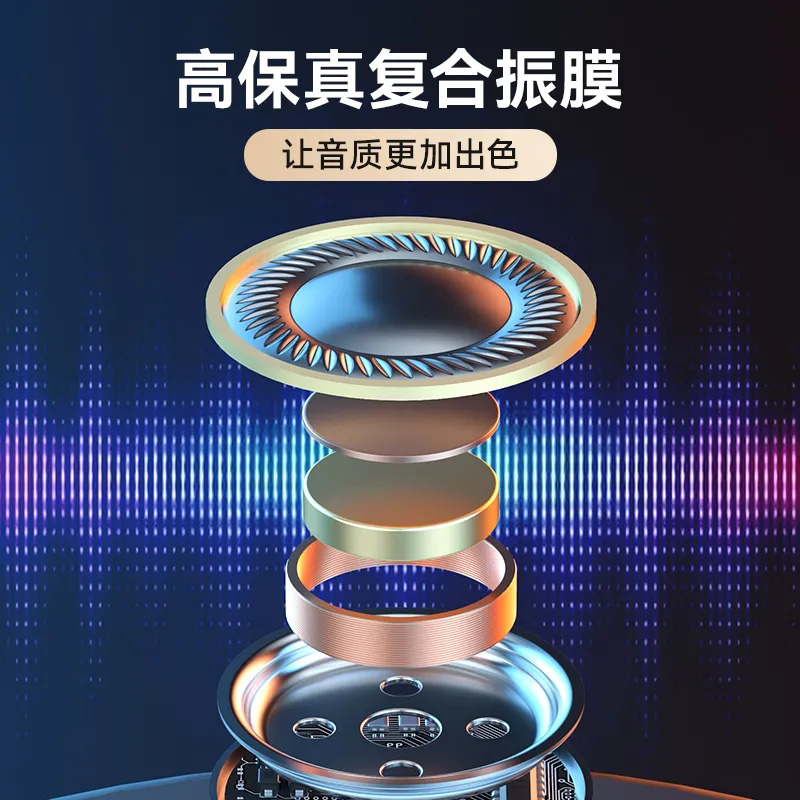 2024年新款无线蓝牙耳机迷你入耳式高音质降噪男女士适用苹果小米