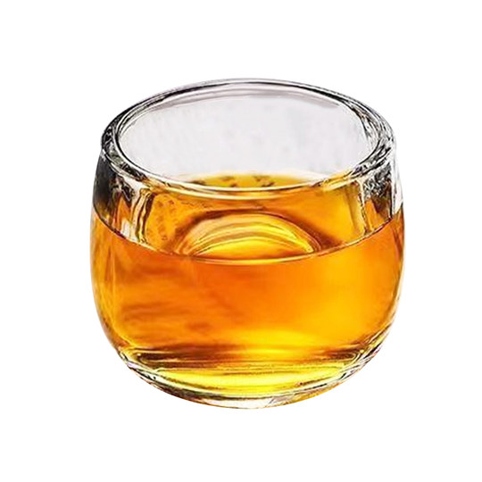 Verdickter Fingerbecher, Nicht-Heißwasserbecher, transparente Glaseinsätze, Haushaltsmeisterbecher, Weinbecher, Trinkwasser- und Teebecher