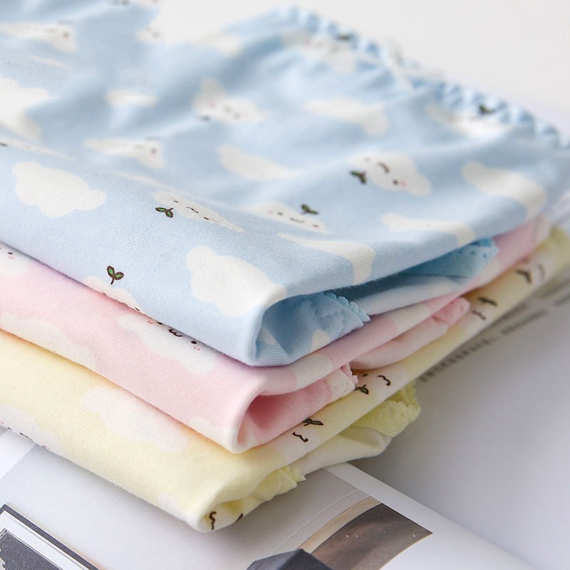 3条装孕妇托腹裤头抗菌纯棉内裤 母爱无私内裤