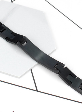 海外跨境Father in heaven新款帅霸逼男士情侣钛钢十字架手链百搭