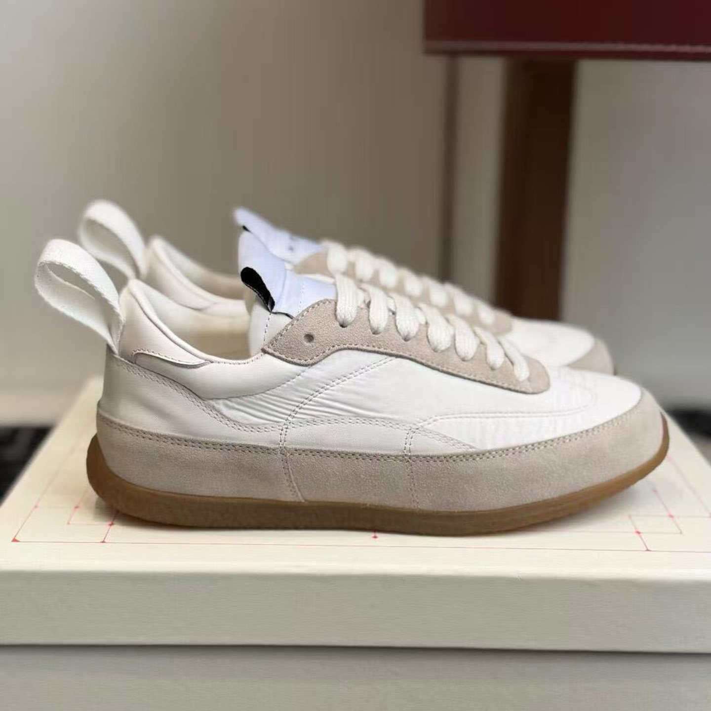 复古德训鞋女2026新款EC1阿甘鞋系带运动休闲鞋软底板鞋百搭潮鞋,淘宝优惠券,粉丝福利购,淘宝优惠卷