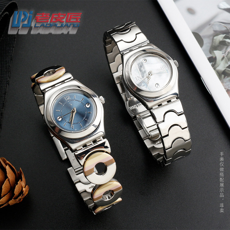 适配swatch lk356g lk367g手表带 老皮匠手表配件