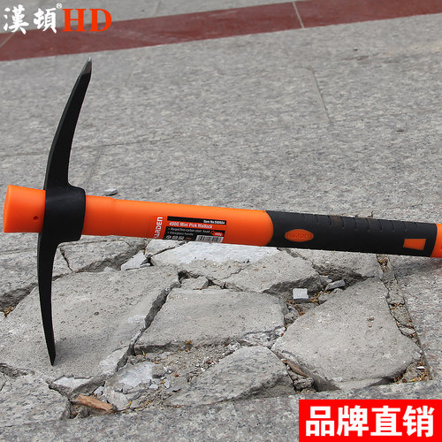 汉顿户外镐头多功能小洋镐锄头钢镐挖地挖树根十字镐农用松土工具 - 图3