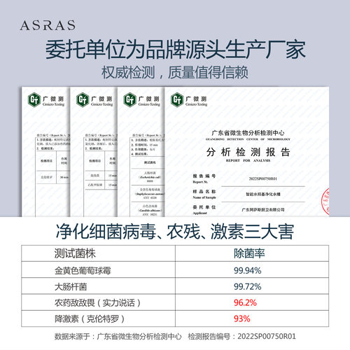 阿萨斯智能果蔬净化水触媒水槽厨房大单槽不锈钢黑色纳米洗菜盆厚 - 图1