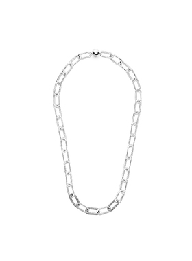 潘家S925纯银时尚百搭精致小众me系列环链锁骨链项链送女友