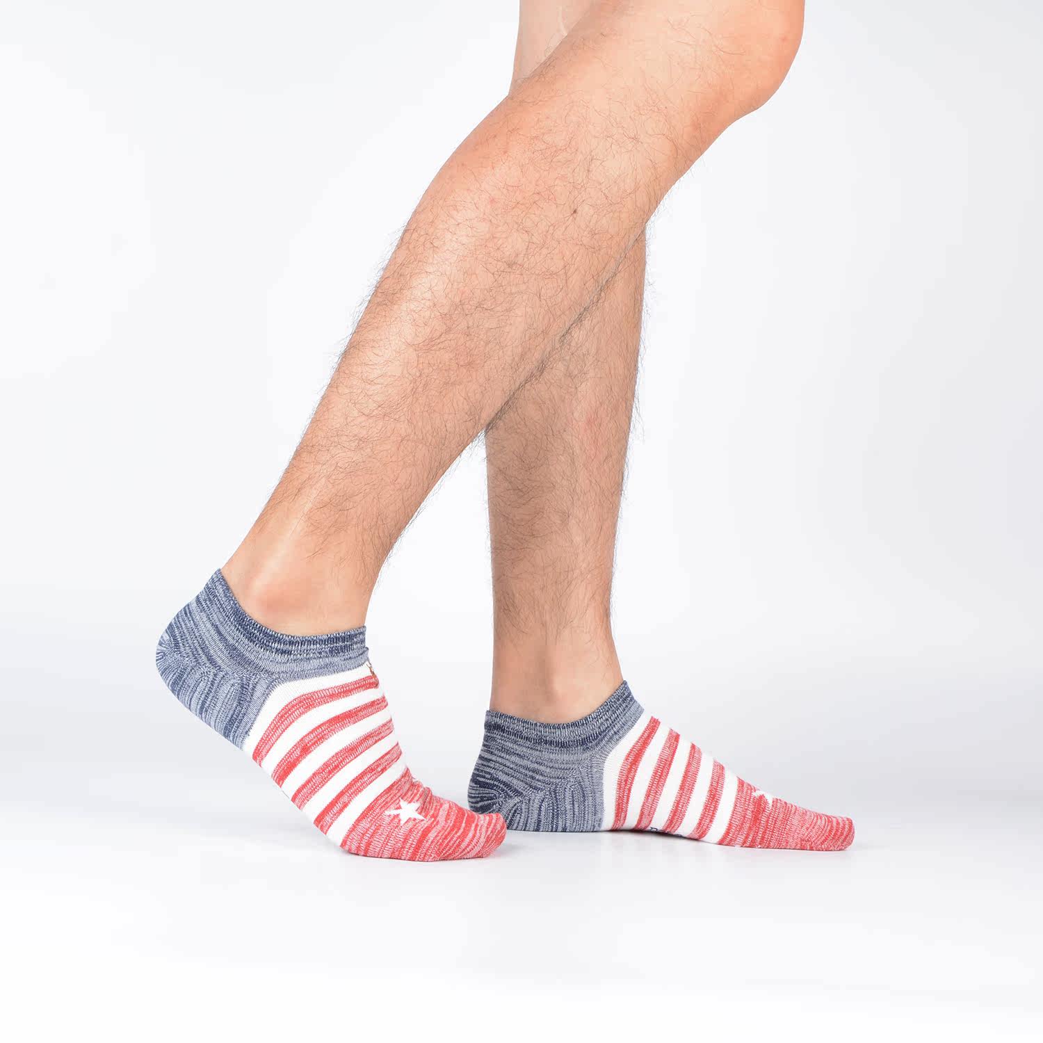 polo春夏条纹休闲潮男士男短袜 polo品棉短袜/打底袜/丝袜/美腿袜