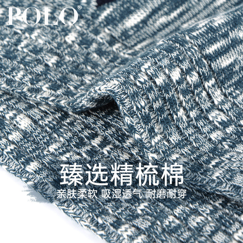 polo男秋冬季中筒针织商务冬天棉袜 polo品棉短袜/打底袜/丝袜/美腿袜