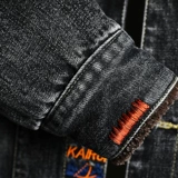 Джинсовая мужская демисезонная утепленная модная куртка для отдыха, коллекция 2023