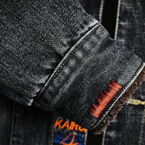 Джинсовая мужская демисезонная утепленная модная куртка для отдыха, коллекция 2023