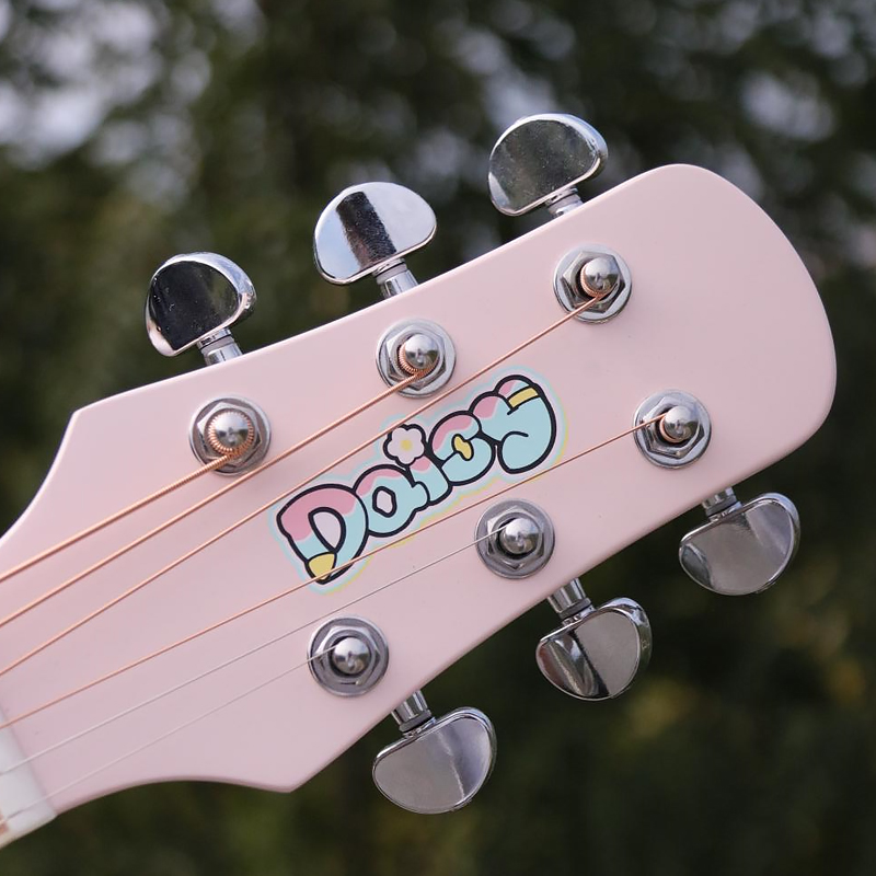 Daisy官方正品吉他初学者儿童女生款36寸民谣新手入门面单板吉他 - 图3