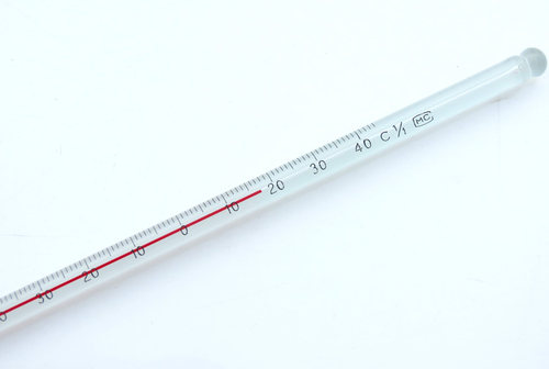 超低温玻璃棒红水酒精温度计工业低温温度计零下100度/-80/-50 - 图1
