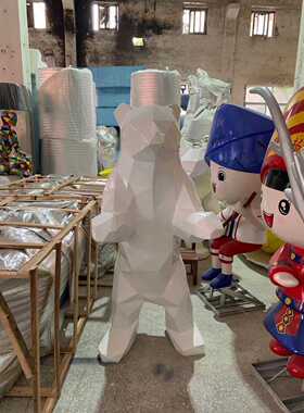 铁艺麋鹿公园大厅镂空仿真动物