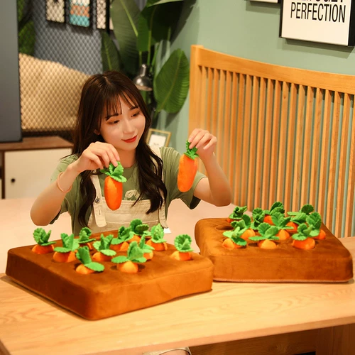 Детская игрушка, кукла, подушка, плюшевая морковная головоломка, подарок на день рождения