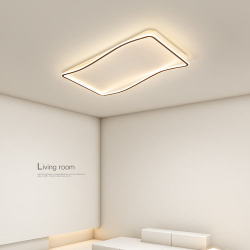 创意led吸顶灯客厅灯长方形简约现代主卧室灯餐厅书房中山房间灯 - 图1