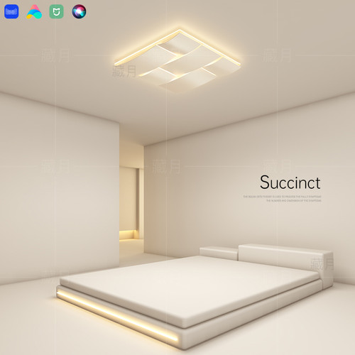 超亮led吸顶灯客厅主灯现代简约大气2026新款卧室灯餐厅书房灯具 - 图1