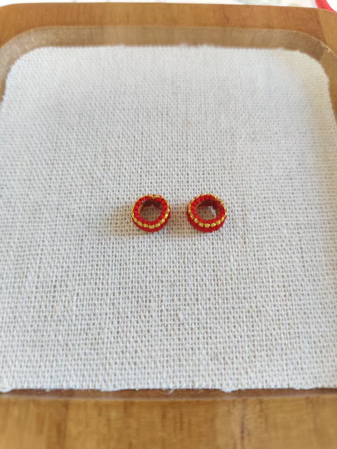 5mm内径平结线圈收口手工编织隔圈8八股编收尾扣DIY红绳饰品配件,淘宝优惠券,粉丝福利购,淘宝优惠卷