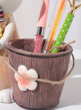 卡通兔子存钱罐生日礼物桌面笔筒