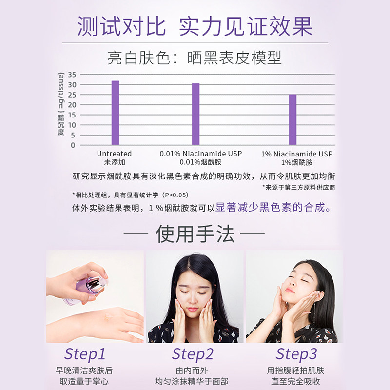 自然堂美白紧致双抗面部官方精华液 自然堂朵纯液态精华