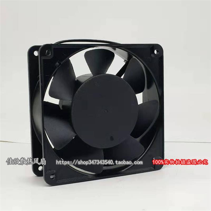 DP200A P/N2123HS/BL AC110/220/380V机柜口罩机风扇12CM - 图2