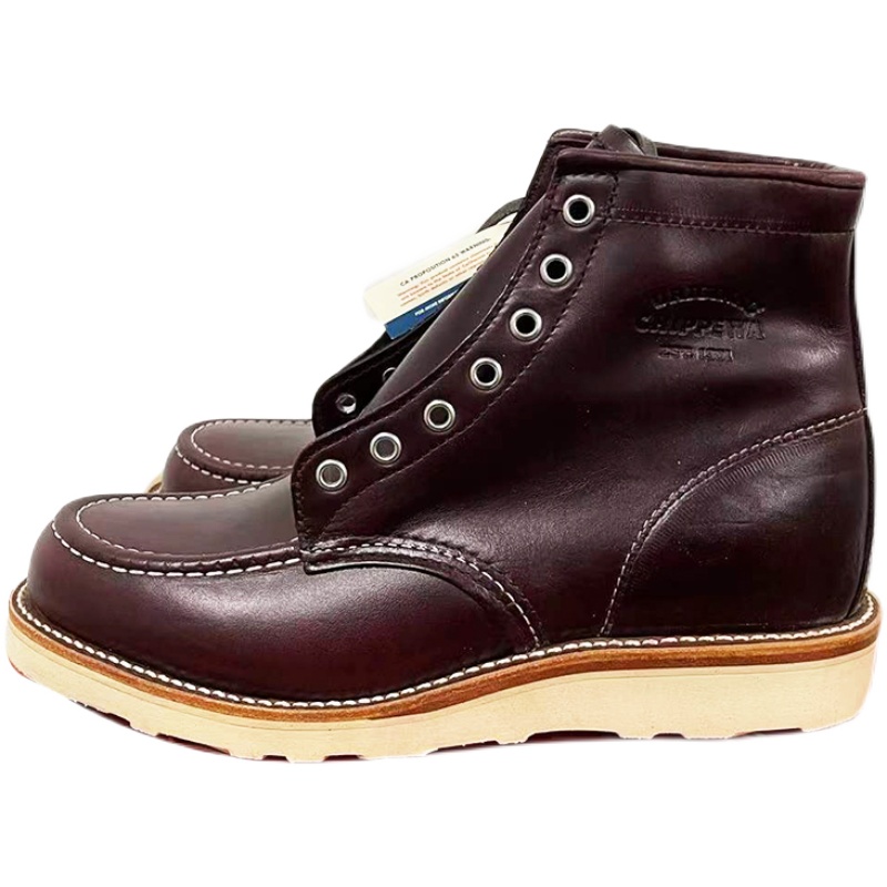 CHIPPEWA现货工装靴齐佩瓦美产固特异V底工程师靴 1901G46/90045-图3