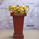 Conference flat-laying high-end podium flower simulation flower