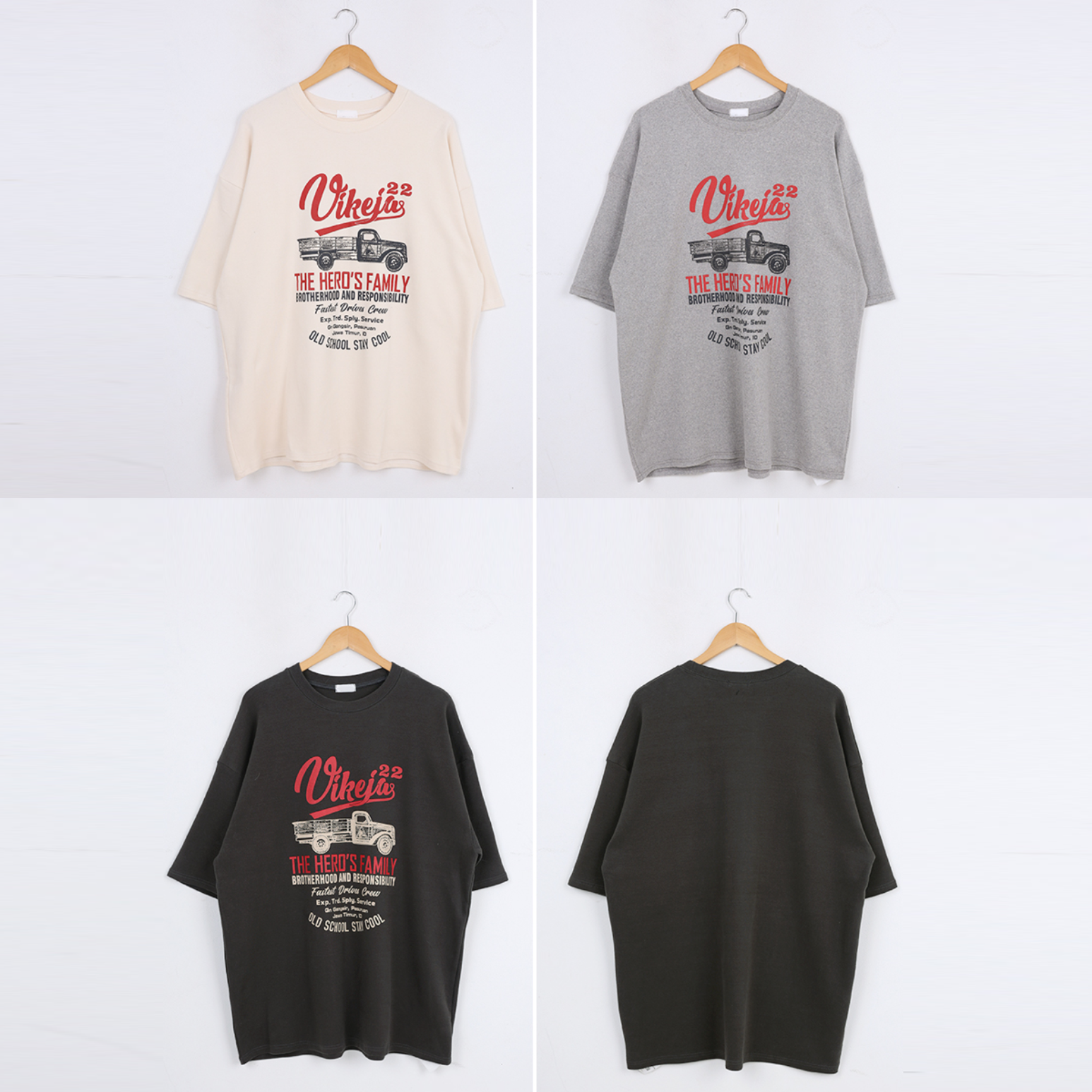 韩国特大码女装胖mm秋装新品时尚卡通汽车图案宽松短袖休闲T恤108 - 图3