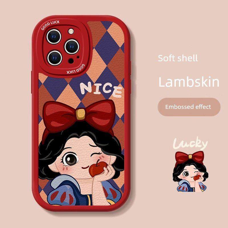 适用于Apple 15Proamx手机壳新款高端格纹公主14可爱13卡通12创意11硅胶X液体8防摔7带挂绳6全包镜头Se保护套,淘宝优惠券,粉丝福利购,淘宝优惠卷