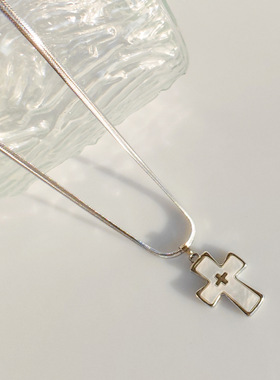 合金刀片链新款高级感刀片项链