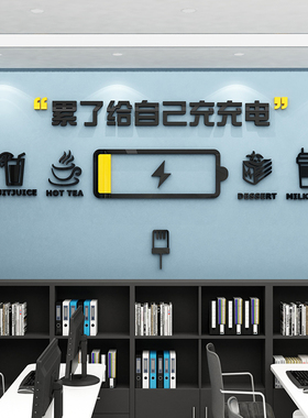 办公室墙面装饰激励志贴纸