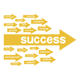 Office wall decoration area corporate culture sticker painting